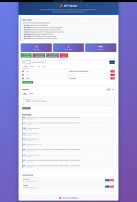 API Tester screenshot