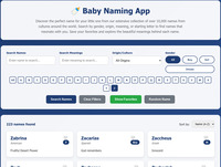 Baby Naming App screenshot
