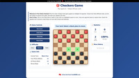 Checkers game screenshot