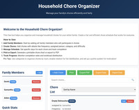 Family Chore Planner screenshot