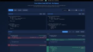 Code Diff Tool screenshot