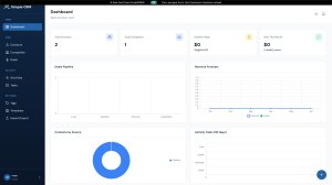 Simple CRM screenshot