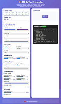 CSS Button Generator screenshot