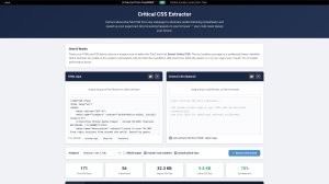 CSS Extractor screenshot