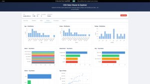 CSV Data Viewer & Explorer screenshot