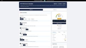 CVSS Score Calculator screenshot