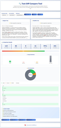 Diff Tool screenshot