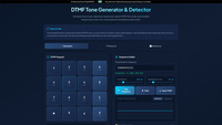 DTMF Tone Generator & Detector screenshot