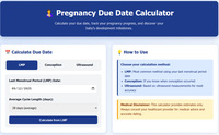 Pregnancy Due Date Calculator screenshot