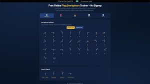 Flag Semaphore Trainer screenshot