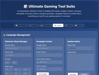 Gaming Tool Suite screenshot