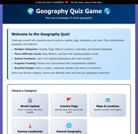 Geography Quiz screenshot