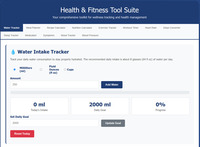 Health Tool Suite screenshot