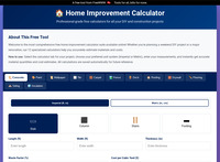 Home Improvement Calculator screenshot