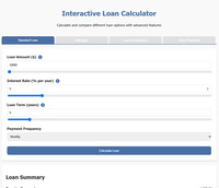 Loan Calculator screenshot