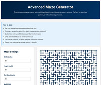 Maze Generator screenshot