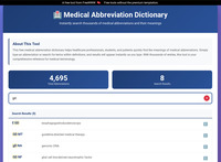Medical Abbreviation Dictionary screenshot