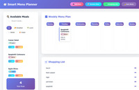 Menu Planner screenshot