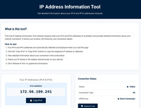 Find my IP address screenshot