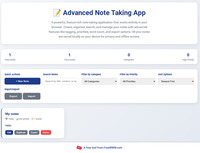 Notes App screenshot