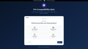 Pet Compatibility Quiz screenshot