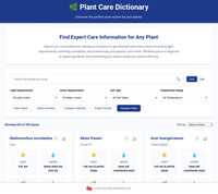 Plant Care Dictionary screenshot
