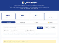 Quote Finder screenshot