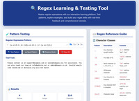 Regular Expression Tester screenshot