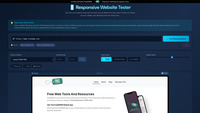 Website Responsiveness Tester screenshot