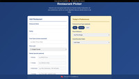 Restaurant Picker screenshot
