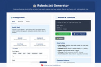 robots.txt File Generator screenshot