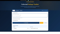 Universal Package Tracker screenshot