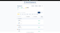 Shared Shopping List screenshot