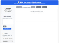 Document Signing App screenshot