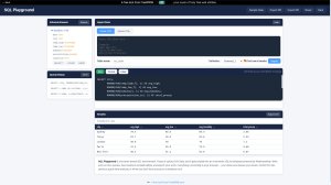 SQL Playground screenshot
