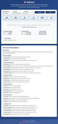 Subtext Game screenshot