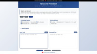 Text Line Processor screenshot