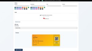 Ticket & Admission Pass Generator screenshot