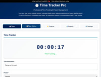 Time Tracker screenshot