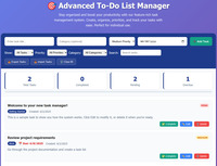 Todo List screenshot