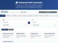 Unit Converter screenshot