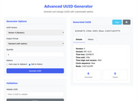 UUID Generator screenshot