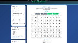 Word Search Generator screenshot