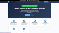 Worksheet Generator screenshot